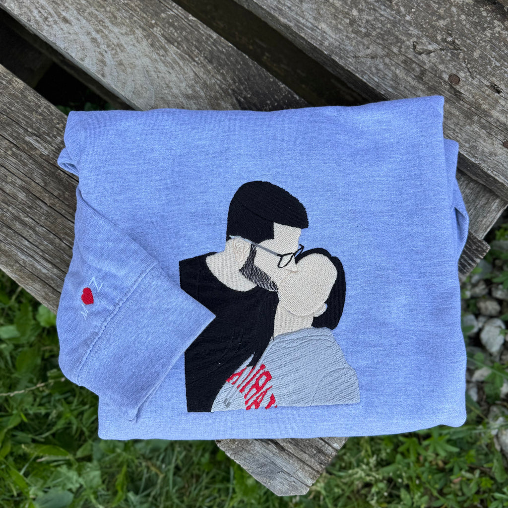 Barvna slika na sredini