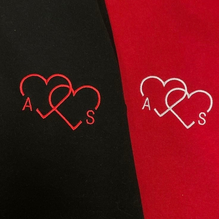 Srčka z začetnico imena