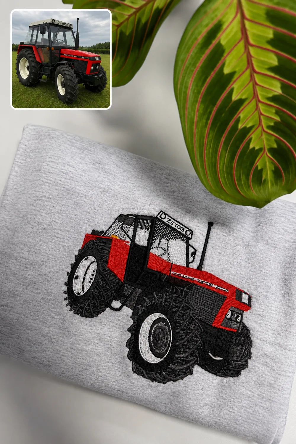 Traktor na oblačilu
